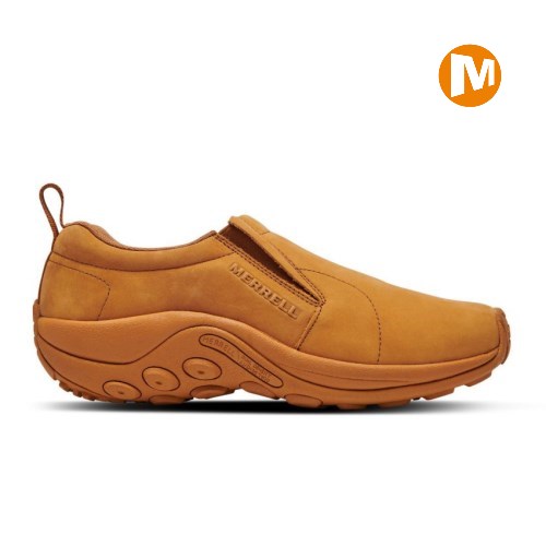 Merrell Jungle Moc Mens Slip On Shoes Orange UK.RAMO